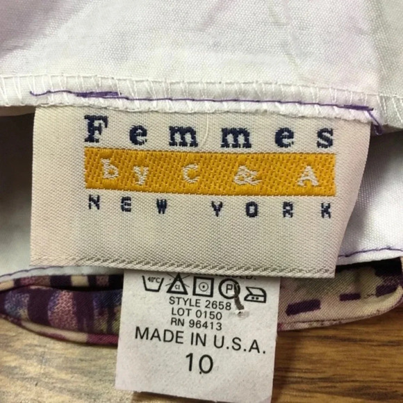 Femmes by C & A Vintage Geometric Slip Dress 10 - Picture 6 of 10